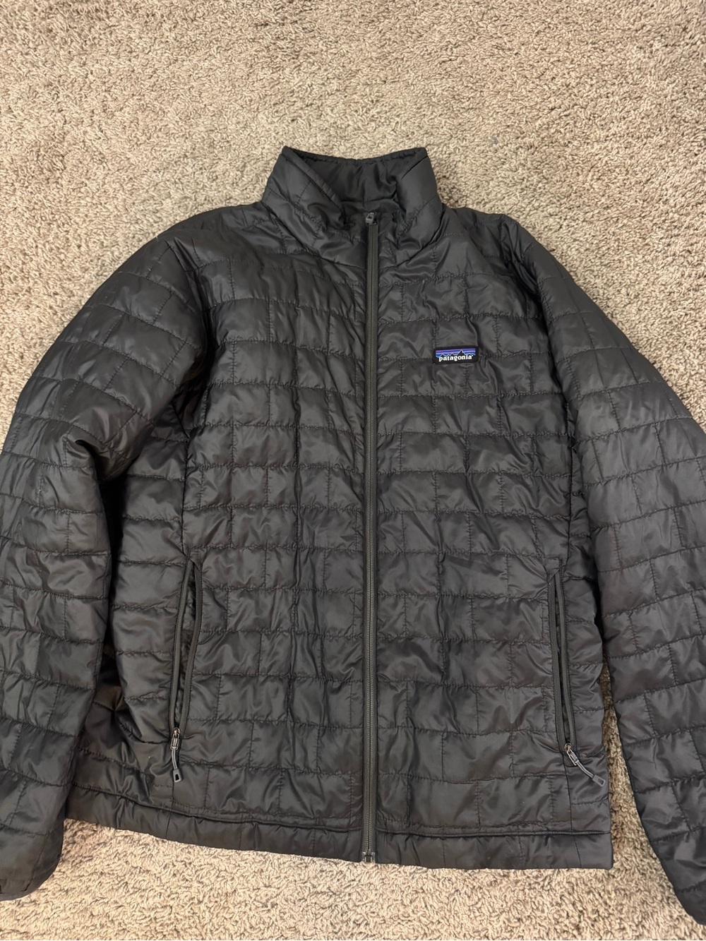Patagonia Black Quilted Packable Jacket
